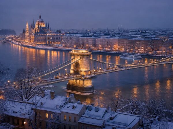 Budapeszt zimą